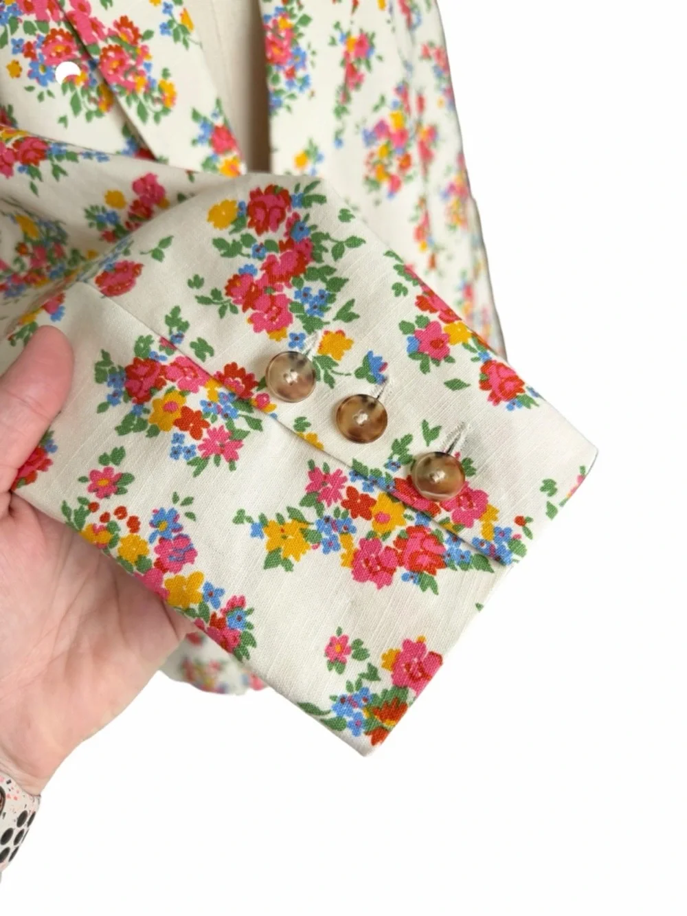 Sezane Gracie Jacket Jardin Secret Floral Size 6 NWT